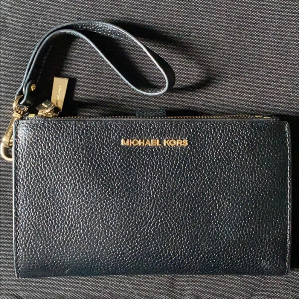 Michael Kors Adele double zip wallet